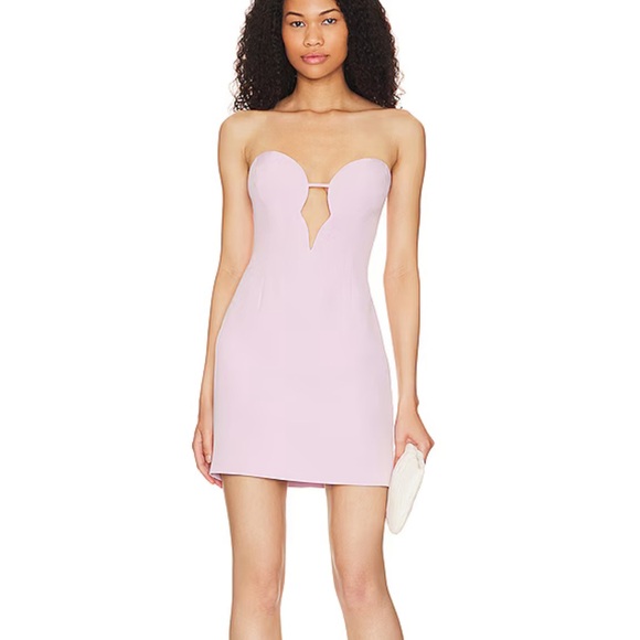 Bardot Elena mini dress in lilac - Picture 3 of 5